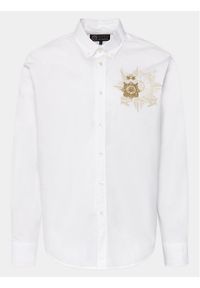 La Martina Koszula YMCG01 PP483 Biały Regular Fit. Kolor: biały. Materiał: bawełna