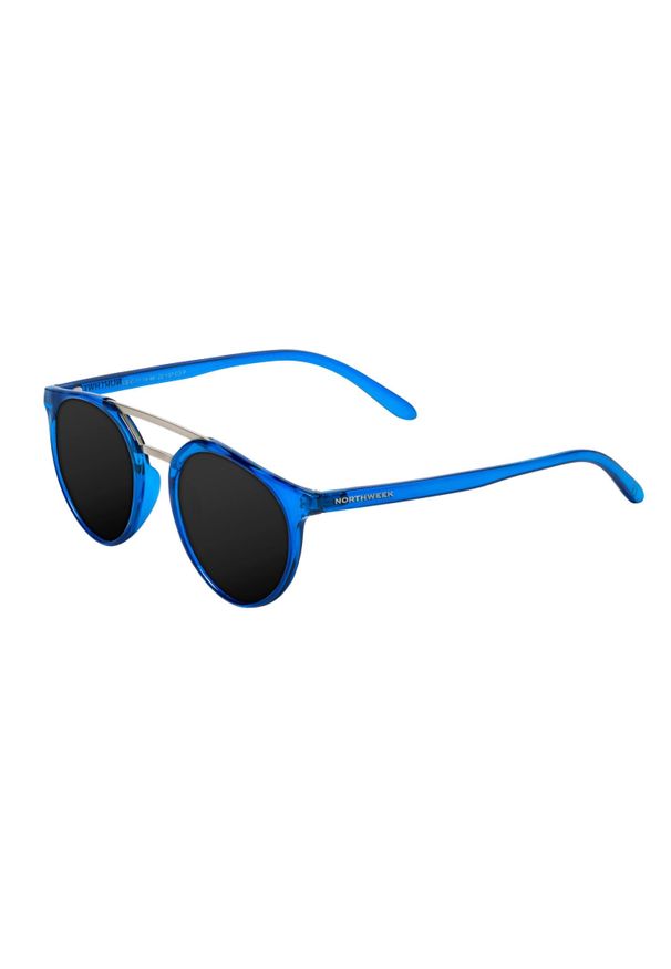 Hawkers - Okulary NORTHWEEK BY HAWKERS - KATE BRIGHT BLUE - BLACK POLARIZED