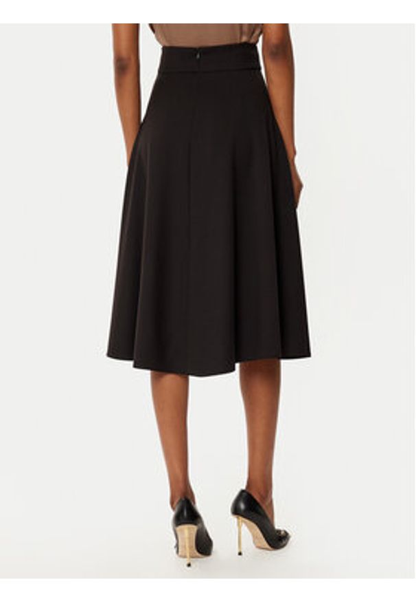 Rinascimento Spódnica midi CFC0121918003 Czarny Regular Fit. Kolor: czarny. Materiał: syntetyk, wiskoza