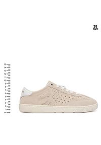 Patrizia Pepe Sneakersy PPJ362.02 Beżowy. Kolor: beżowy. Materiał: skóra, zamsz #7