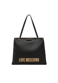 Love Moschino - LOVE MOSCHINO Torebka JC4054PP1MLG0000 Czarny. Kolor: czarny. Materiał: skórzane