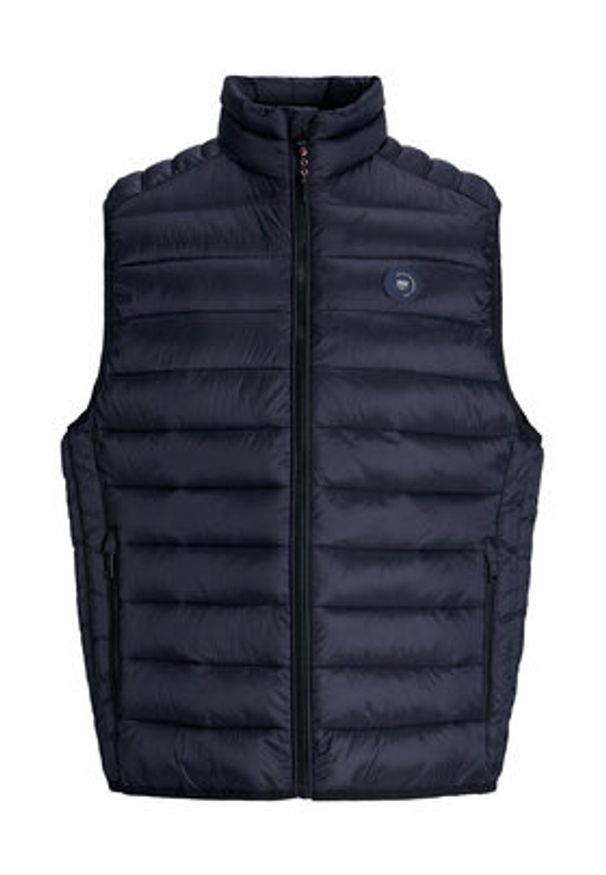 Jack & Jones Kamizelka Bradley 12280973 Czarny Regular Fit. Kolor: czarny. Materiał: syntetyk