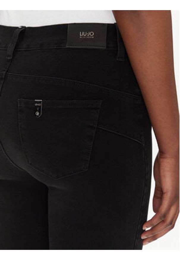 Liu Jo Jeansy Slim Fit UXX037 D4199 Czarny Slim Fit. Kolor: czarny