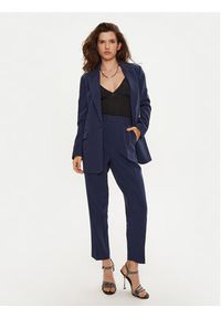 Bruuns Bazaar Marynarka Cindy BBW2548 Granatowy Loose Fit. Kolor: niebieski. Materiał: syntetyk