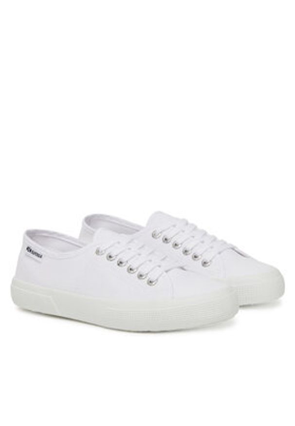 Superga Tenisówki S7151EW Biały. Kolor: biały. Materiał: materiał