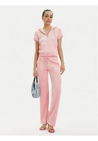Juicy Couture Bluza Chadwick JCBAS223810 Różowy Slim Fit. Kolor: różowy. Materiał: syntetyk #3