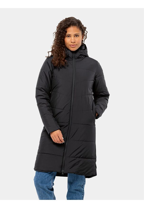 Jack Wolfskin Kurtka zimowa Deutzer Coat 1207501 Czarny Regular Fit. Kolor: czarny. Materiał: syntetyk. Sezon: zima