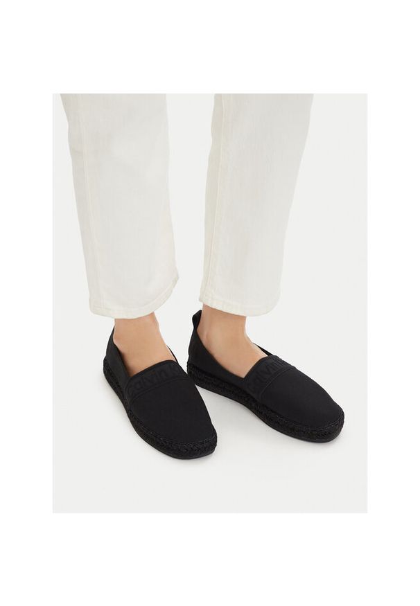 Espadryle Calvin Klein. Kolor: czarny