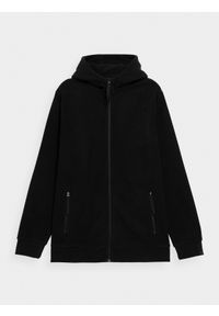 outhorn - Polar rozpinany z kapturem męski Outhorn - czarny. Typ kołnierza: kaptur. Kolor: czarny. Materiał: polar #1