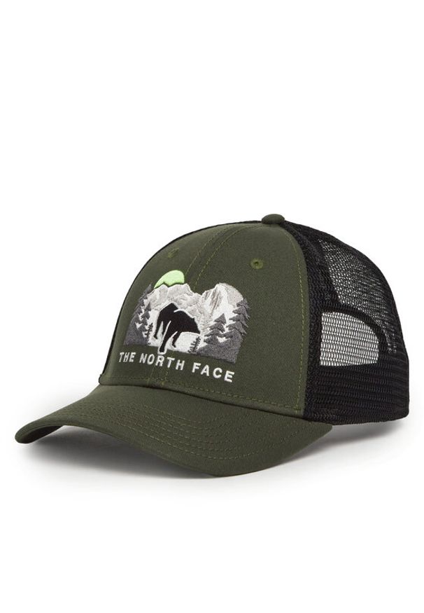 The North Face Czapka z daszkiem Embroidered Mudder Trucker NF0A7WH3YHO1 Brązowy. Kolor: brązowy. Materiał: poliester, materiał