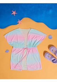 Sinsay - Ponczo tie-dye wiązane w talii z luźnymi rękawami - wielobarwny