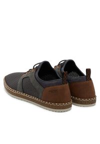 Rieker Półbuty B5252-45 Szary. Kolor: szary. Materiał: materiał #5