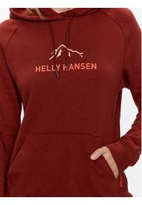 Helly Hansen Bluza 62936 Brązowy Regular Fit. Kolor: brązowy. Materiał: bawełna #5