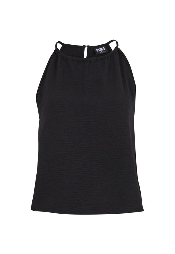 Damski tank top Urban Classics Structured. Kolor: czarny. Długość rękawa: bez rękawów