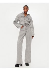 ViCOLO Kombinezon DS0030 Szary Regular Fit. Kolor: szary. Materiał: bawełna, jeans, syntetyk