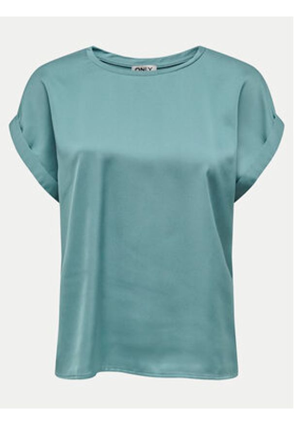only - ONLY Bluzka Lieke 15303413 Zielony Regular Fit. Kolor: zielony. Materiał: syntetyk