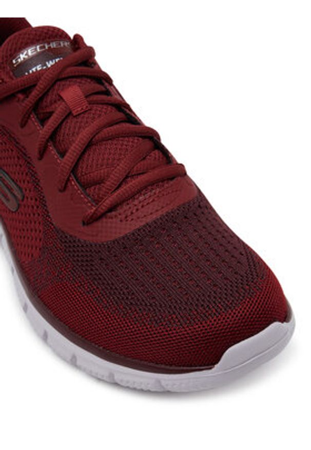 skechers - Skechers Buty na siłownię Track - Glendor 232699/BURG Bordowy. Kolor: czerwony. Materiał: materiał. Sport: fitness