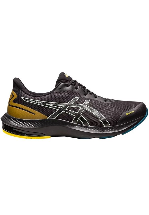 Buty Asics Gel-Pulse 14 Gtx M 1011B490 001 czarne. Kolor: czarny. Materiał: syntetyk, guma, materiał. Szerokość cholewki: normalna. Technologia: Gore-Tex