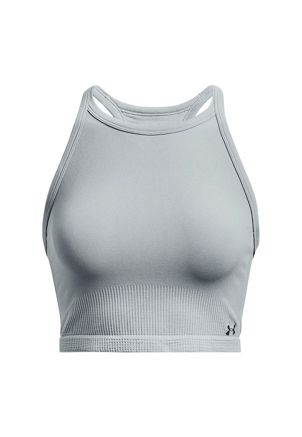 Tank top fitness damski Under Armour Rush Seamless Tank. Kolor: niebieski. Sport: fitness