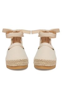 DeeZee Espadryle ZYLS093 Beżowy. Kolor: beżowy. Materiał: materiał