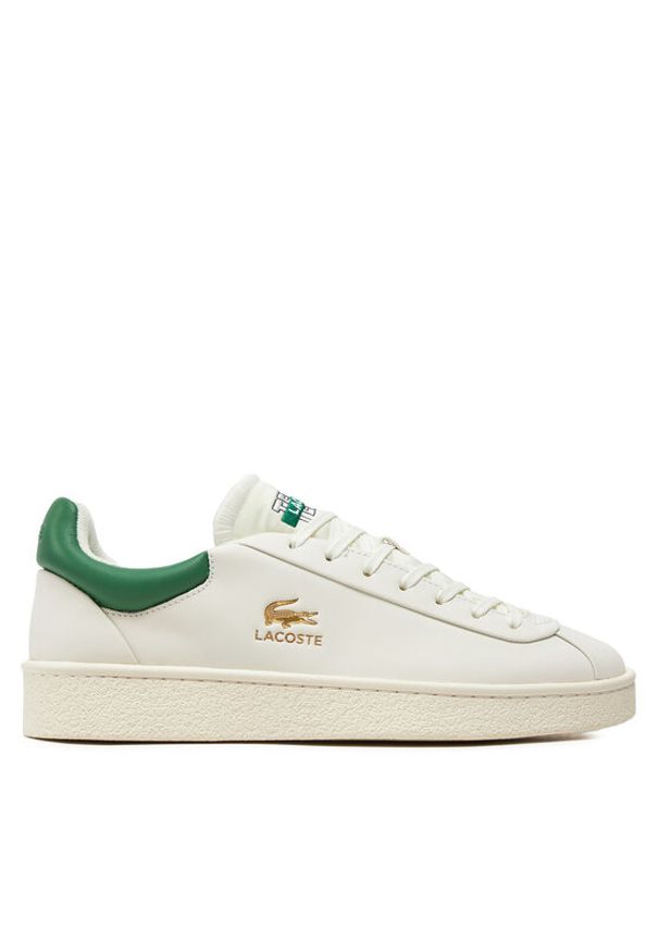 Lacoste Sneakersy Basehot Premium 747SMA0040 Biały. Kolor: biały. Materiał: skóra