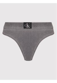 Calvin Klein Swimwear Dół od bikini KW0KW01719 Szary. Kolor: szary. Materiał: syntetyk #5