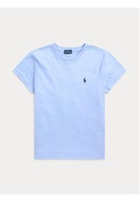 Polo Ralph Lauren T-Shirt 211898698014 Niebieski Regular Fit. Typ kołnierza: polo. Kolor: niebieski. Materiał: bawełna #4
