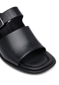 Calvin Klein Jeans Klapki Heel Square Mg Buckle Lth YW0YW01701 Czarny. Kolor: czarny. Materiał: skóra #5
