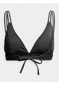 outhorn - Góra od bikini damska Outhorn - czarna. Kolor: czarny. Materiał: materiał #2
