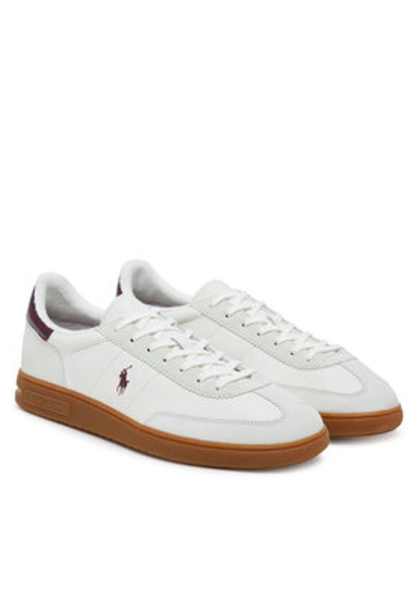Polo Ralph Lauren Sneakersy 809973701007 Biały. Kolor: biały. Materiał: skóra