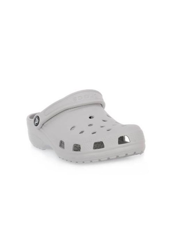 Klapki damskie Crocs Atmoshere Classic. Kolor: szary. Materiał: syntetyk, materiał. Styl: sportowy
