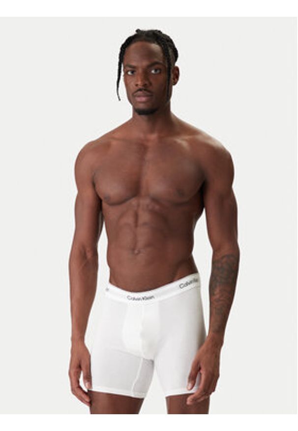 Calvin Klein Underwear Komplet bokserek LV00NB4394 Biały. Kolor: biały. Materiał: bawełna