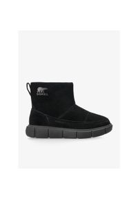sorel - Buty zimowe damskie Sorel Explorer III Slip-On WP. Zapięcie: bez zapięcia. Kolor: czarny. Sezon: zima. Styl: sportowy #1