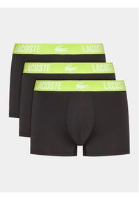 Lacoste Komplet 3 par bokserek 5H1308 Czarny. Kolor: czarny. Materiał: syntetyk