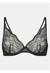 Hunkemöller Biustonosz z fiszbiną Isabelle 184822 Czarny. Kolor: czarny. Materiał: syntetyk #3