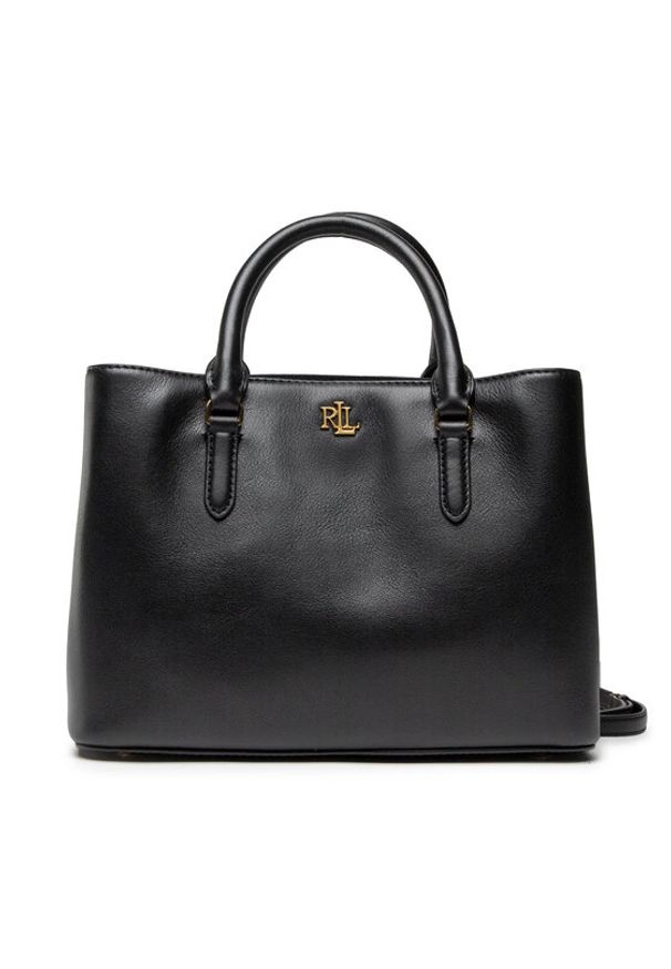 Lauren Ralph Lauren Torebka Marcy 26 431876725004 Czarny. Kolor: czarny. Materiał: skórzane