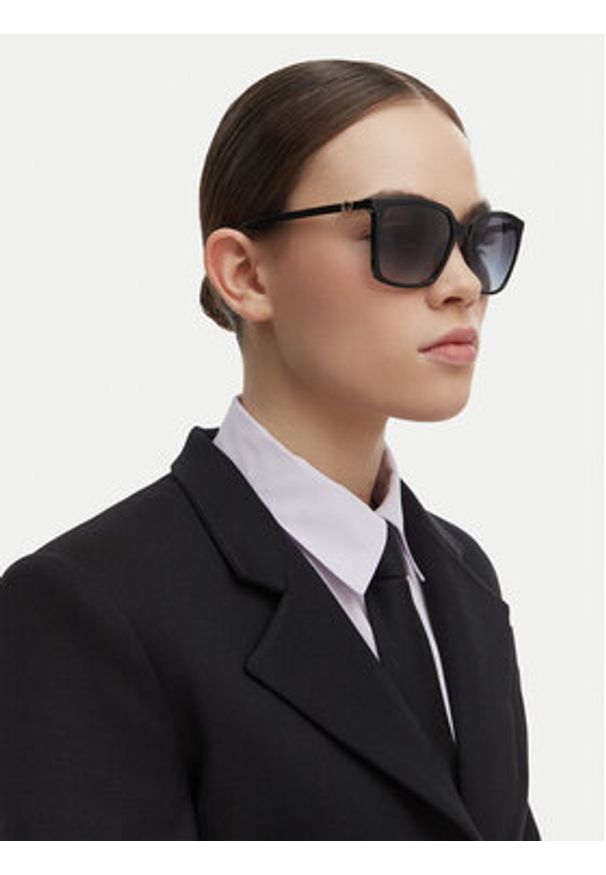 Guess Okulary przeciwsłoneczne GU00258 Czarny. Kolor: czarny