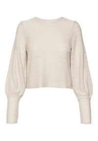 Vero Moda Bluzka 10296715 Écru Regular Fit. Materiał: syntetyk #2