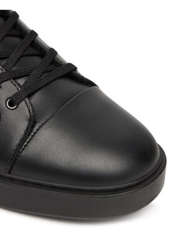 Karl Lagerfeld - KARL LAGERFELD Sneakersy Flint II KL53354L Czarny. Kolor: czarny. Materiał: skóra