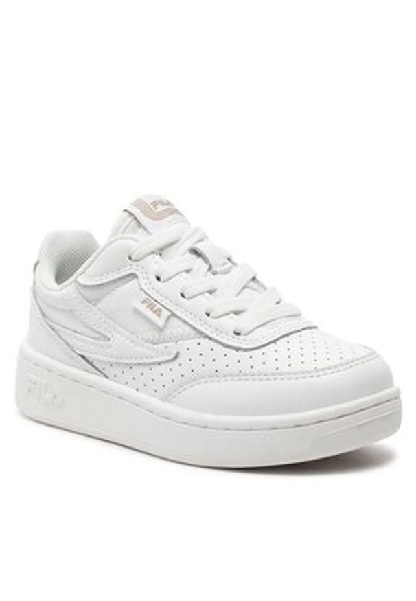 Fila Sneakersy Fila Sevaro Kids FFK0159 Biały. Kolor: biały. Materiał: skóra