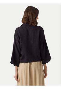 Vero Moda Koszula Natali 10279685 Czarny Standard Fit. Kolor: czarny. Materiał: bawełna