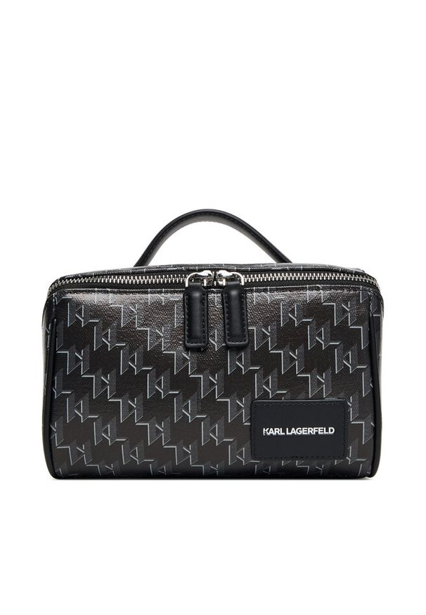 Karl Lagerfeld - Kosmetyczka KARL LAGERFELD. Kolor: czarny