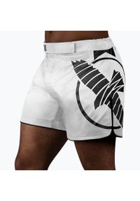 HAYABUSA - Spodenki treningowe męskie Hayabusa Icon Mid-Thigh MMA. Kolor: biały #1