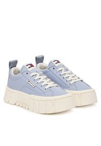 Tommy Jeans Sneakersy Tjw Flatform Chunky Sneaker EN0EN03036 Niebieski. Kolor: niebieski. Materiał: materiał #6