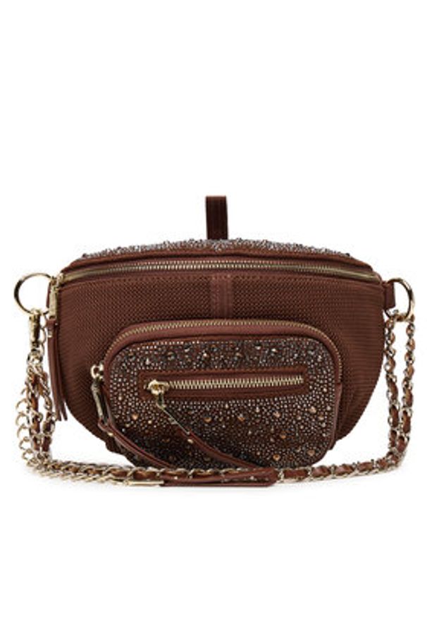 Steve Madden Torebka Bmaxima SM13000640 Brązowy. Kolor: brązowy. Materiał: skórzane