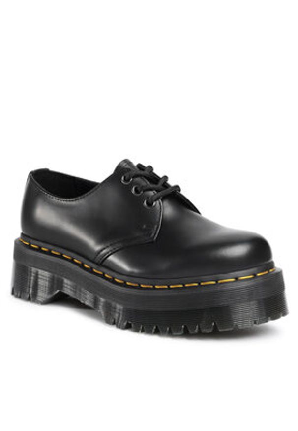 Dr. Martens Glany 1461 Quad 25567001 Czarny. Kolor: czarny. Materiał: skóra