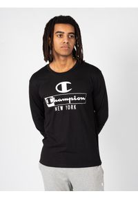 Champion Longsleeve | 217998 | Mężczyzna | Czarny. Okazja: na co dzień. Kolor: czarny. Materiał: bawełna. Długość rękawa: długi rękaw. Wzór: nadruk. Styl: casual, elegancki #3