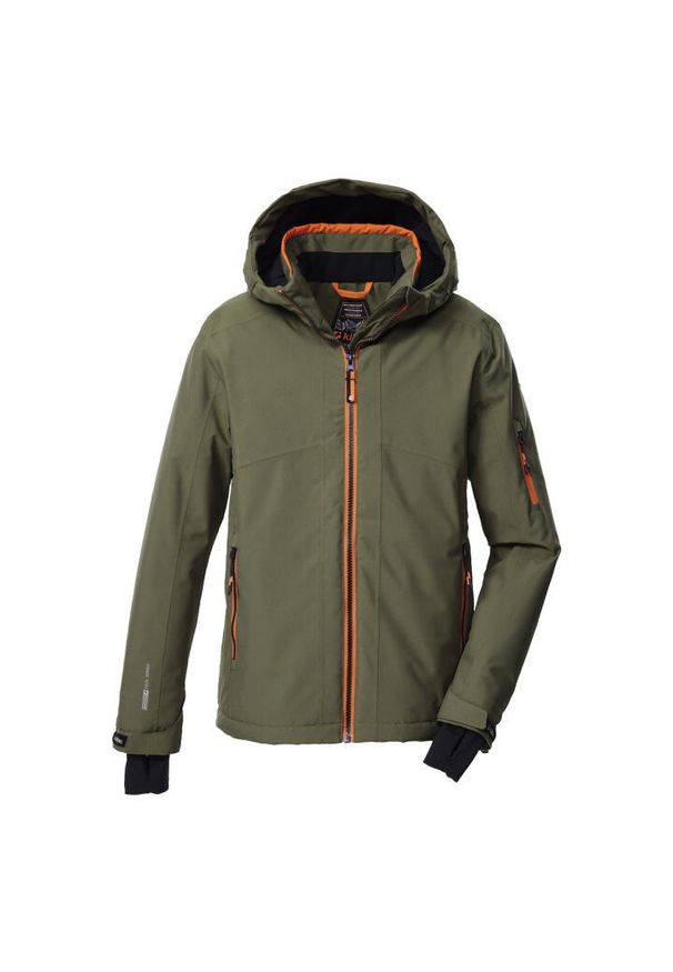 Kurtka narciarska z kapturem dla dzieci Killtec KSW 202. Typ kołnierza: kaptur. Kolor: zielony. Sezon: zima. Sport: narciarstwo