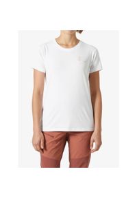 Koszulka szybkoschnąca damska Helly Hansen Skog Recycled Graphic Tee. Kolor: biały