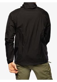 Kurtka przeciwwiatrowa męska Helikon-Tex Tramontane Wind Jacket WindPack. Kolor: czarny. Materiał: softshell. Sport: turystyka piesza